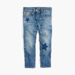 Girls' star-print jeans