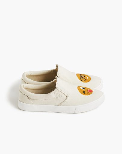 Girls' slide sneakers in emojis