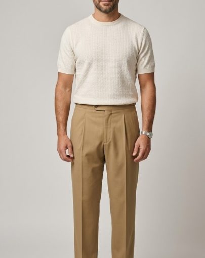 Pantalone elegante + maglia di filo