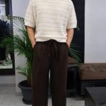 Pantalone elegante moro + maglia di filo